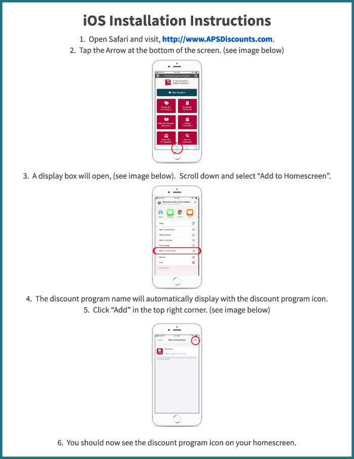 iOS Installation Instructions